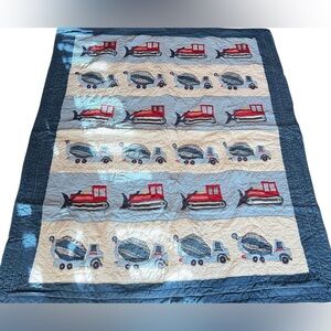 Pottery Barn Kids Construction Quilt